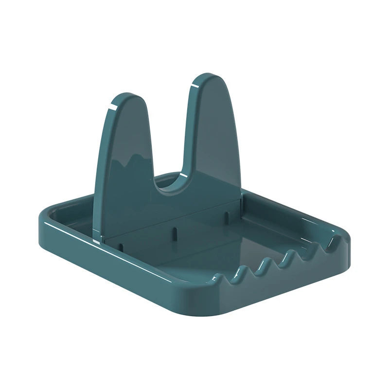Foldable Pot Lid Rack Plastic Spoon Holder Stand Kitchen Organizer for Fork Spatula Rack - Cabinet Organizer - view 7