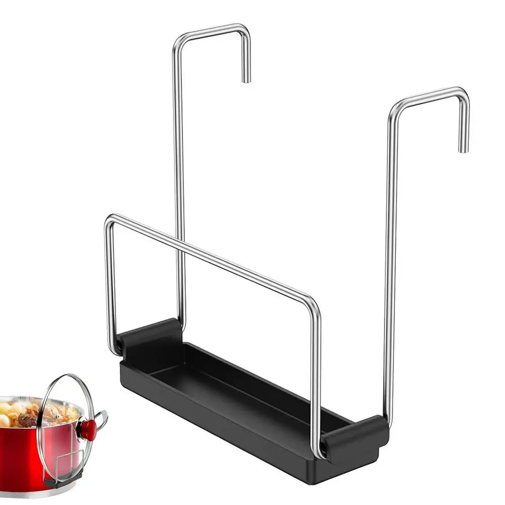 Slow Cooker Lid Holder Lid Rack With Silicone Sink Kitchen Cooking Pot Lid Organizer - Cabinet Organizer - view 8