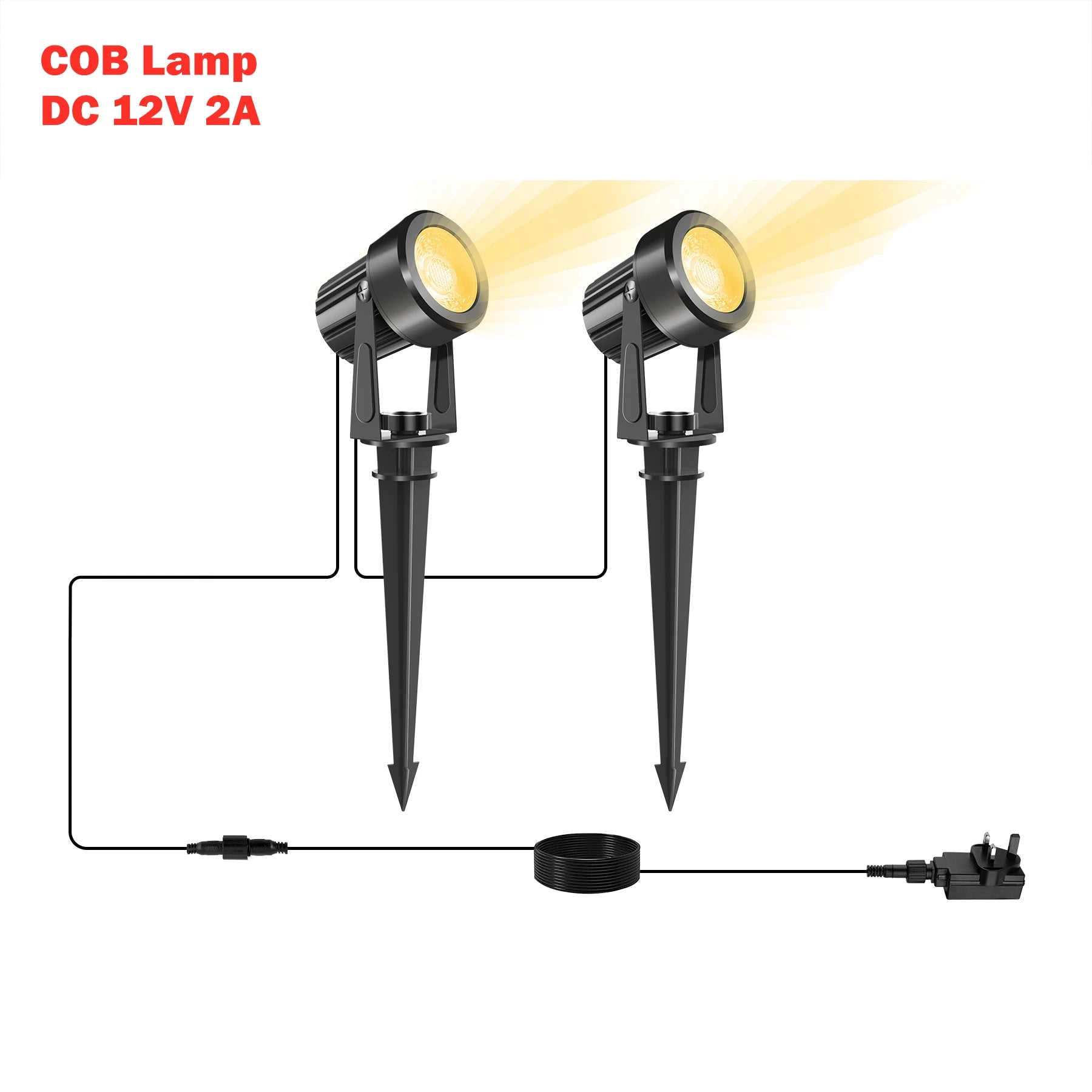 2/4/6/8/10 Lights Low Voltage Landscape Lighting 12V/27V Outdoor Lamp Garden - Lighting - view 8