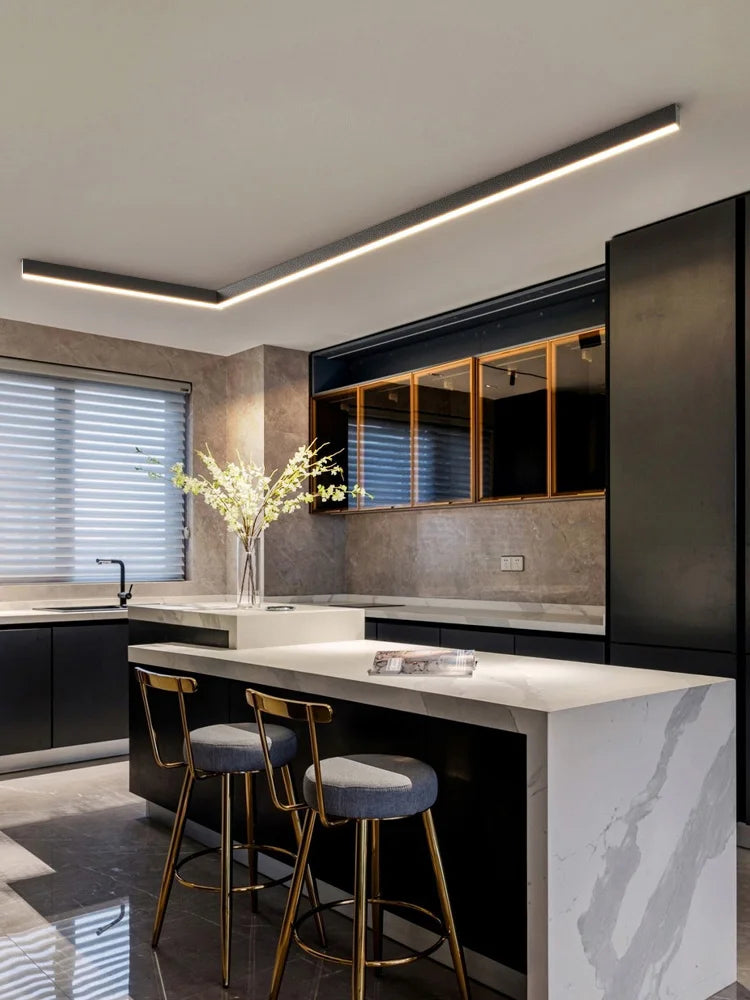 Modern Long Strip Ceiling Light Surface Mounted Minimalist Aisle Lamp Living Room - Lighting - view 3