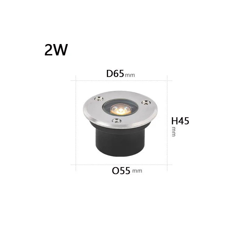 IP68 Waterproof Garden Decoration LED Underground Light 6W 10W 12W Outdoor Landscape - Home Improvement - view 7