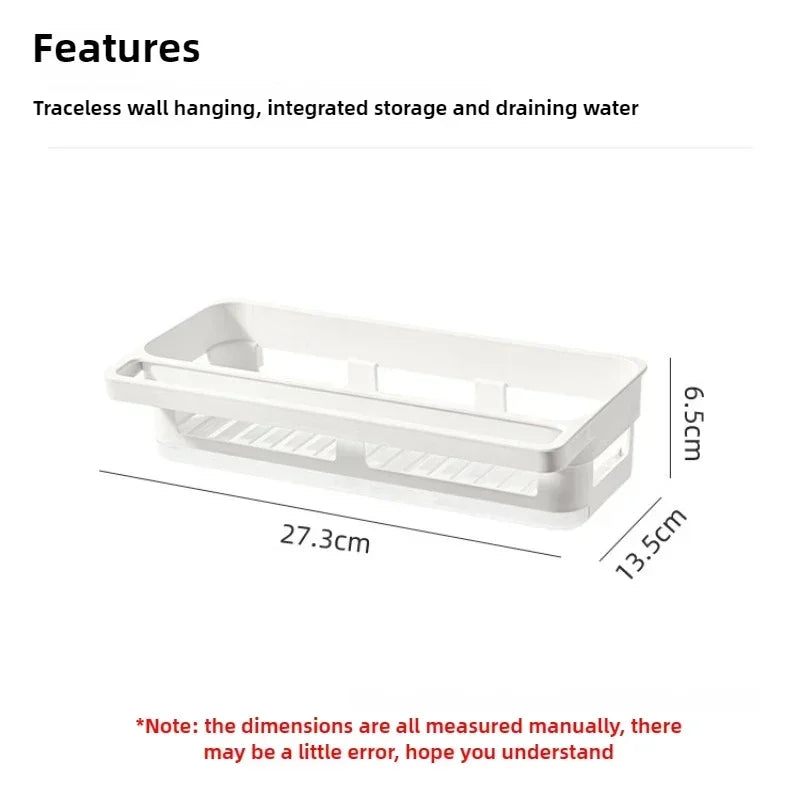 Kitchen Sink Sponge Rack Wall Mounted Home Sink Rack Sponge Towel Drainage Basket Kitchen - Cabinet Organizer - view 6