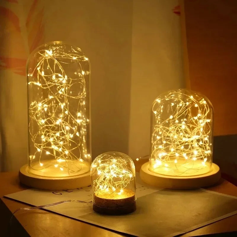 1pcs LED String Lights Atmosphere Small Colored Light USB Battery Powered Fairy Lights For - Home Improvement - view 6