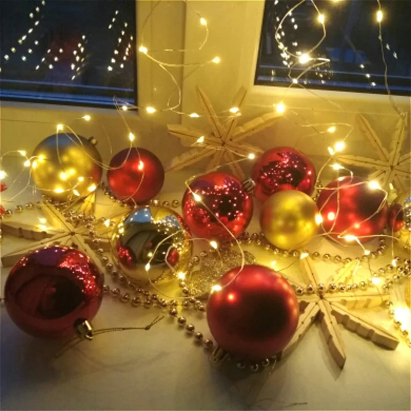 USB LED String Lights Copper Wire Fairy Warm White Garland Home Christmas Wedding Holiday - Home Improvement - view 4