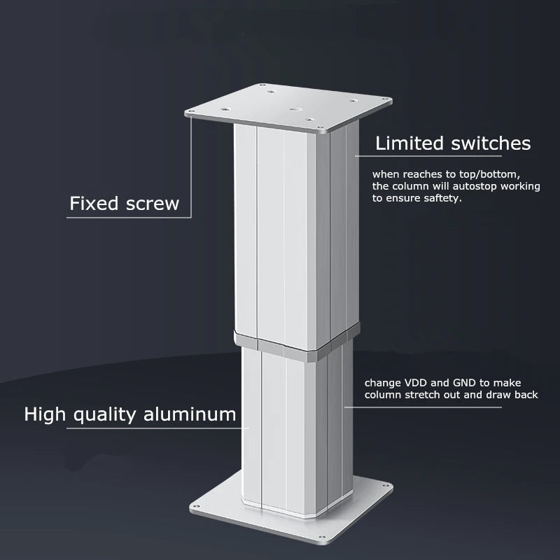 Hoodland IPT1100 Series Stroke Length 50mm Electric Height Adjustable Lifting Column - Home Improvement - view 2