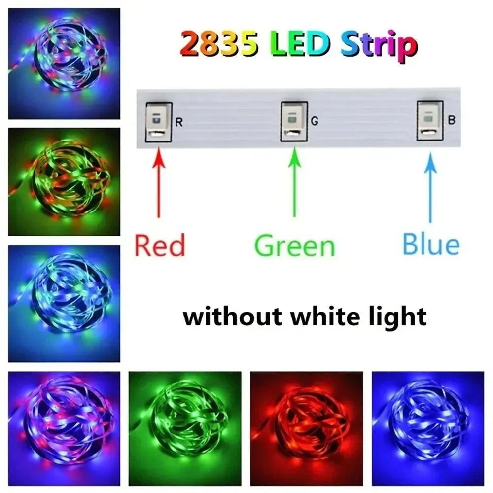 3AA Battery Power Led Strip Light 5V SMD2835 1M 2M 3M 4M 5M Flexible - LED Strip Light - view 6