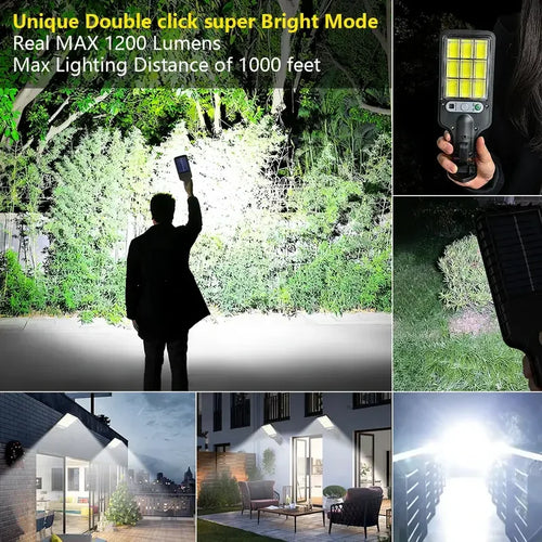 1/2/4Pcs Solar LED Light Outdoor Solar Lamp with Motion Sensor 3 Modes Waterproof IP65 - Solar Light - view 2