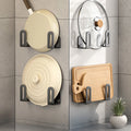 2PCS Strong Adhesive Wall-Mounted Kitchen Organizer, Right-Angle Hook Design, for - Cabinet Organizer