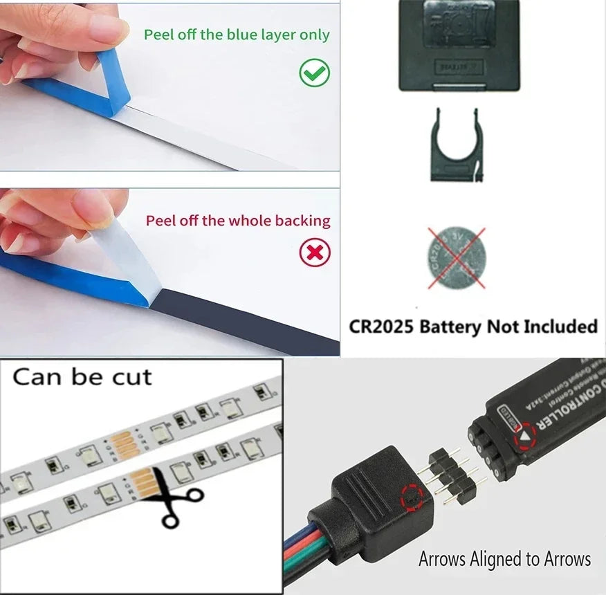 Wifi Led Strip Lights Bluetooth Music Led Tape Light 220V Alexa Led Lighting Strips - Kitchen Faucet - view 4