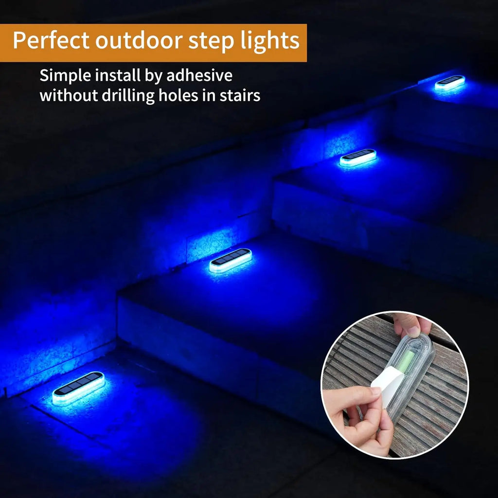 Solar Deck Light Outdoor Solar Lighting Stair Lamp Waterproof IP68 30 LEDs For Railing - Solar Light - view 4