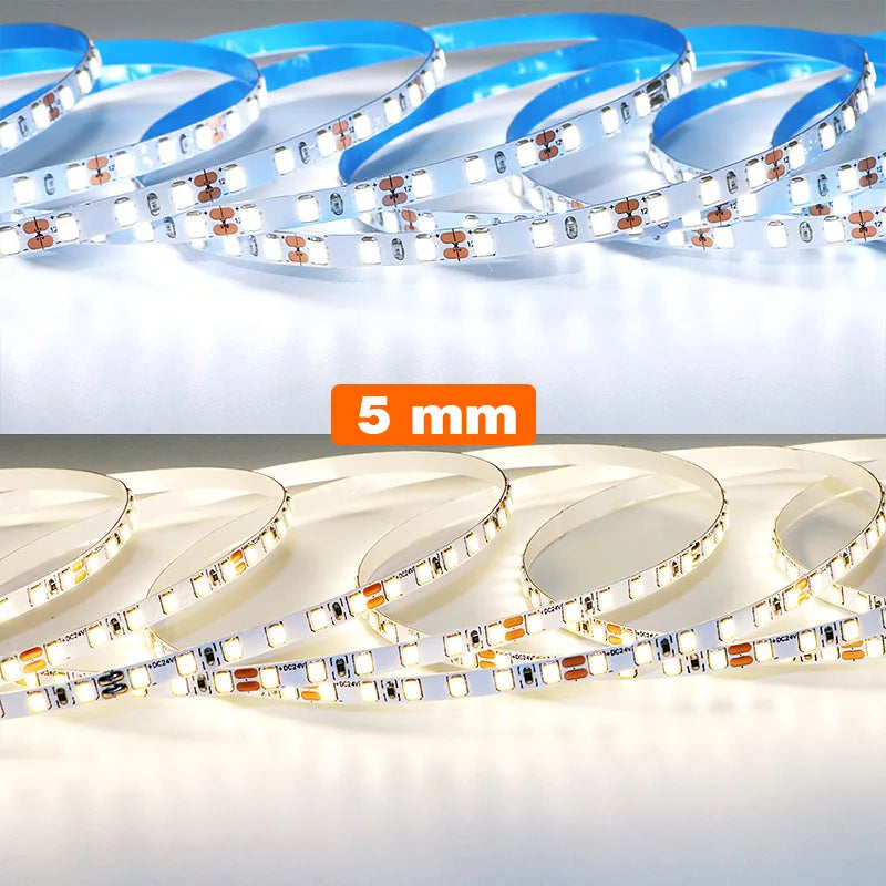 5mm 8mm LED Strip 2835 DC24V 12V 120LEDs/m Home Lamp Strips Red Ice Blue - LED Strip Light - view 5