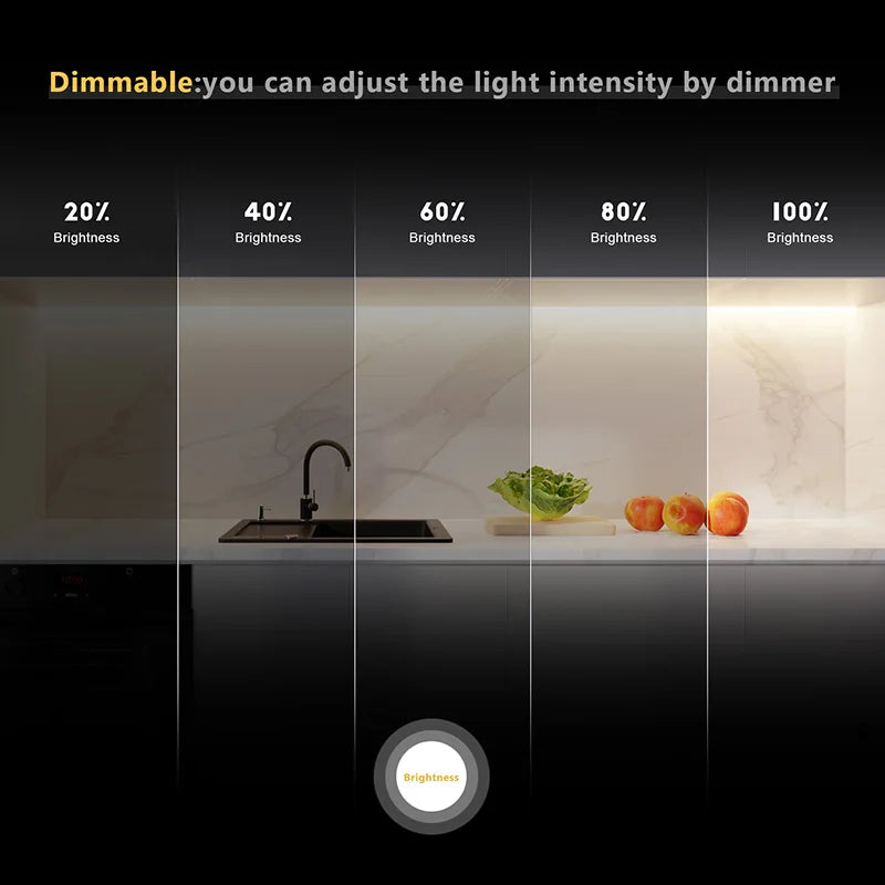Dimmable COB CCT LED Strip Lights 2700K to 6500K Changeable High Density 608 LEDs/m - LED Strip Light - view 7