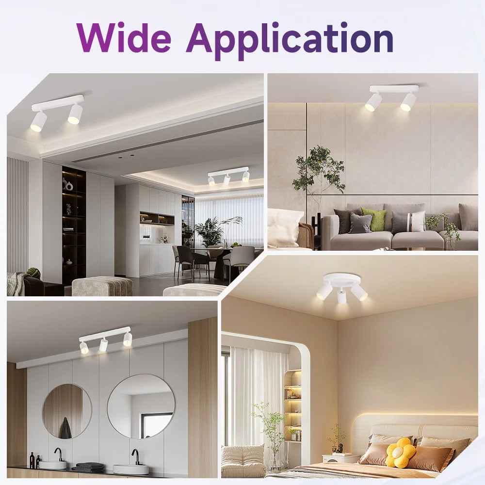 GU10 Led Spotlight Replaceable Bulb Track Light 110V 220V Led Ceiling Lighting Indoor for - LED Flood Light - view 4