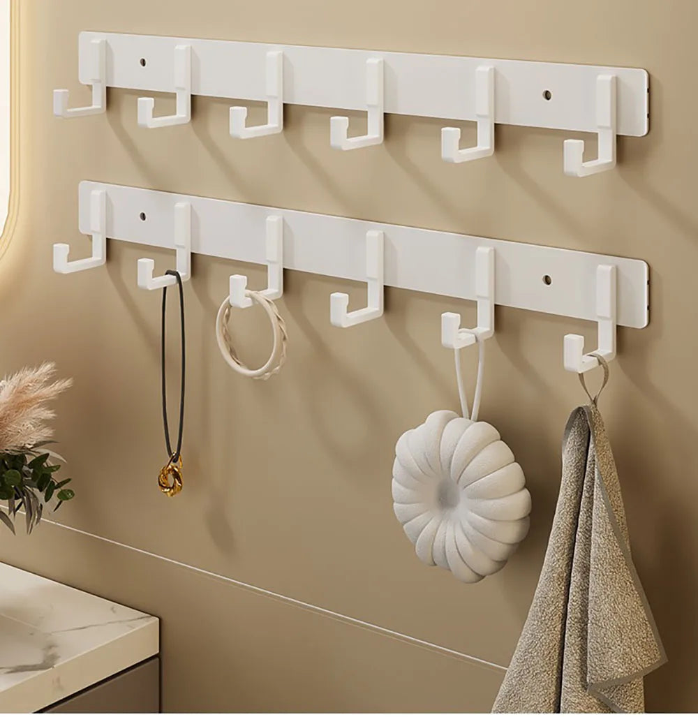 Kitchen space aluminum punch-free hooks are easy to install kitchen utensils storage - Organizer - view 3