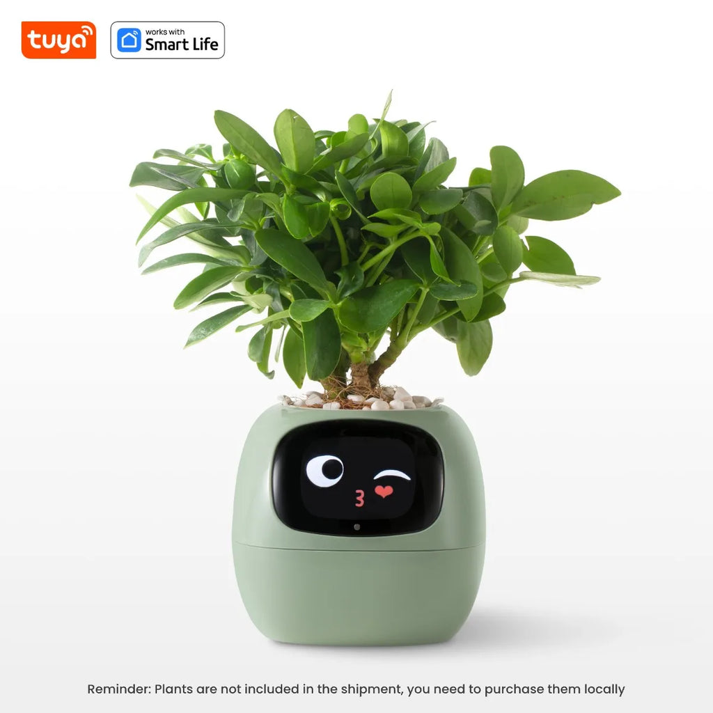 Gen1 Tuya Ivy Smart Planter, Endless Fun Over 49 Rich Expressions, 7 smart sensors, AI - Home Improvement - view 7