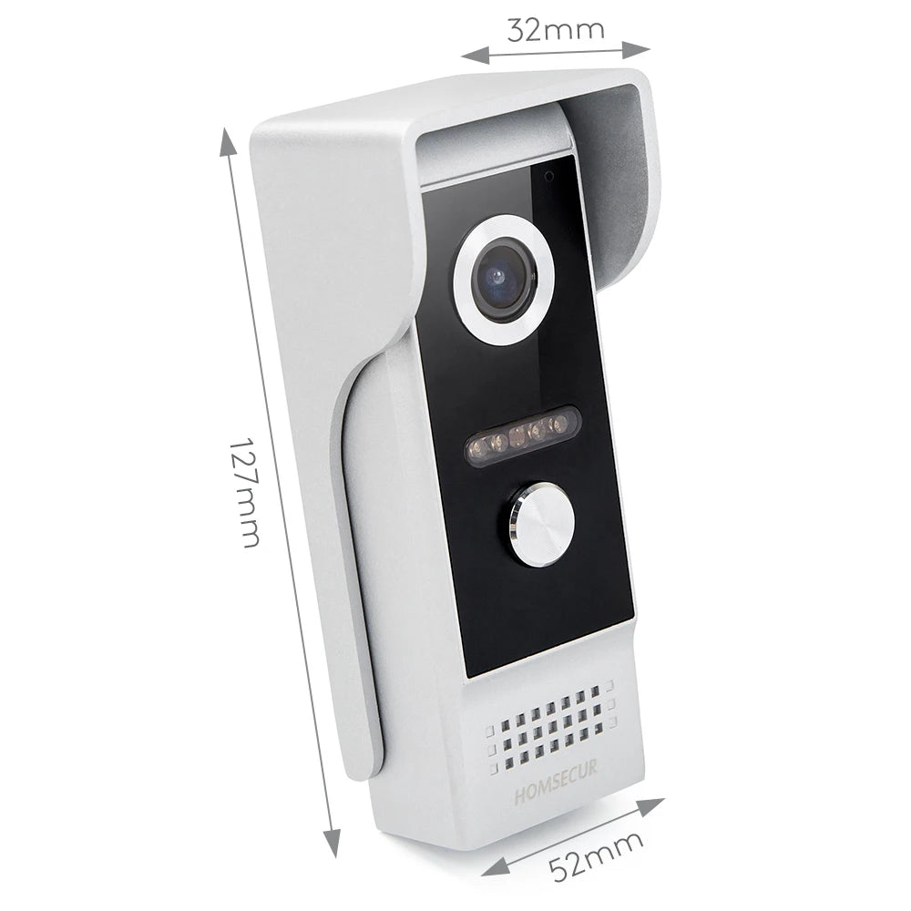 4 Wire Waterproof IP65 HD Doorbell Camera 120° Wide Angle for HOMSECUR Tuya WiFi - Security Camera - view 6