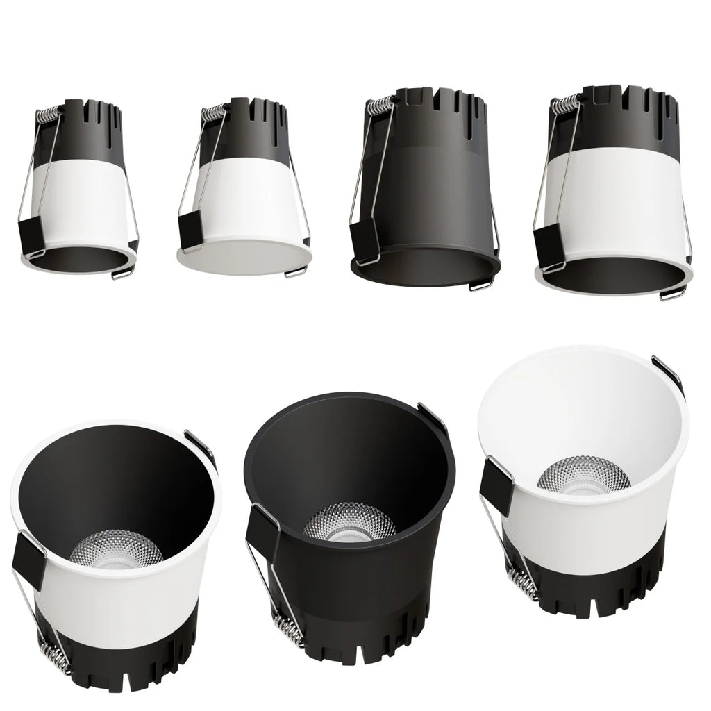 LED Recessed Downlight Black Modern Spotlight Indoor Anti-glare CRI97 Aluminum Ceiling - LED Flood Light - view 2