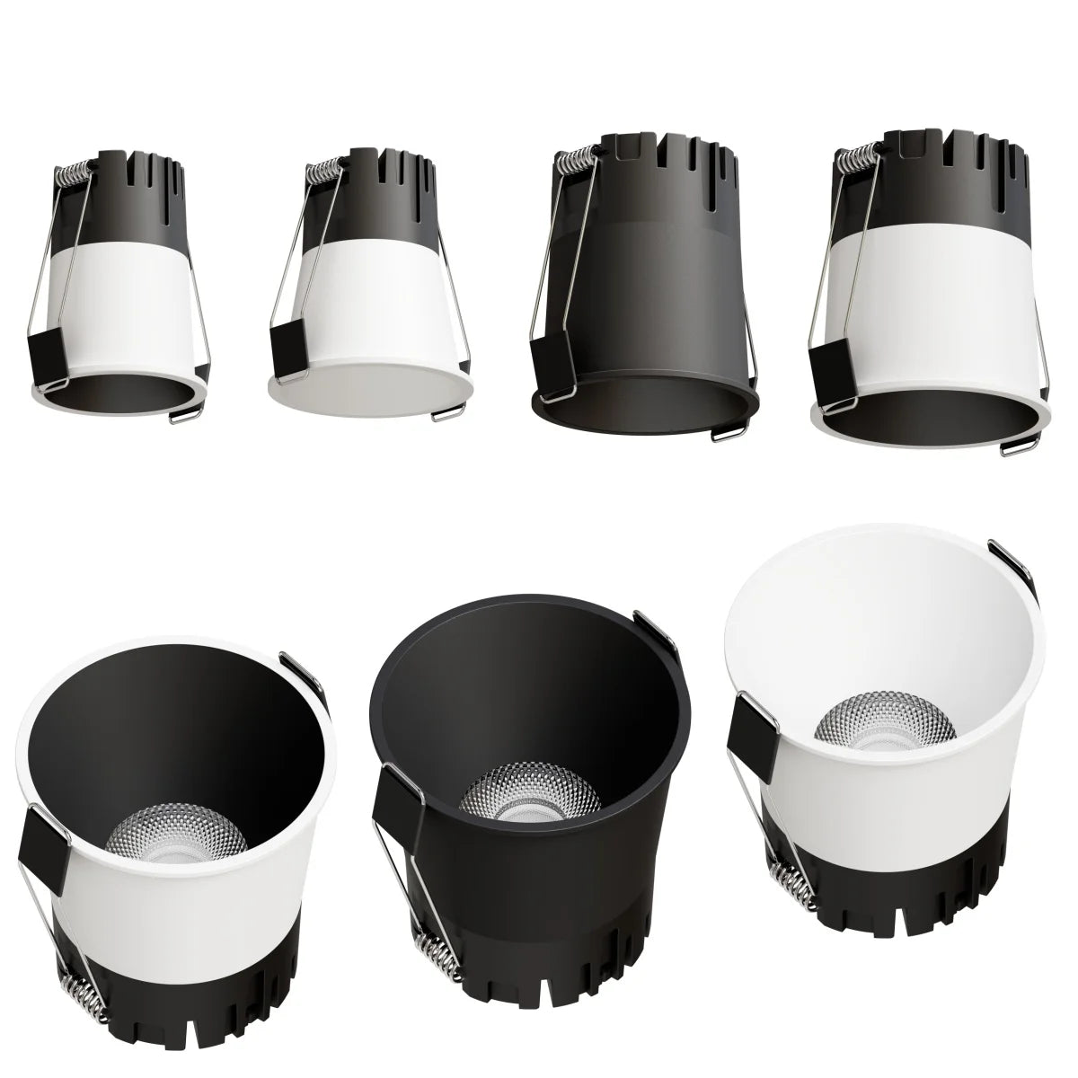 LED Recessed Downlight Black Modern Spotlight Indoor Anti-glare CRI97 Aluminum Ceiling - LED Flood Light - view 2