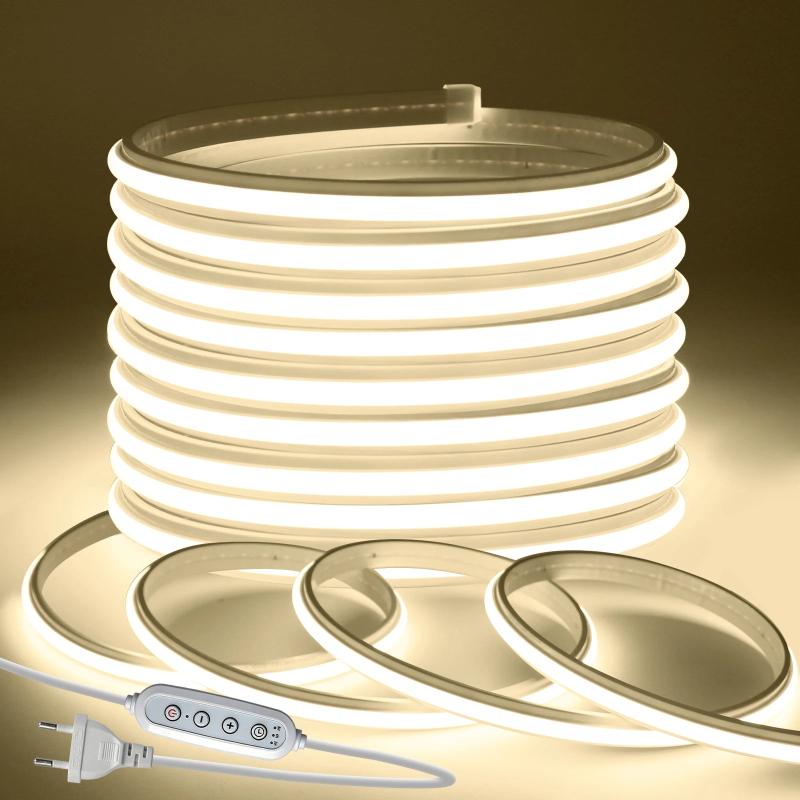 220V 240LEDs/m COB LED Strip Light 230V Dimmable RA90 Flexible IP65 FCOB Neon Tape - Kitchen Faucet - view 8