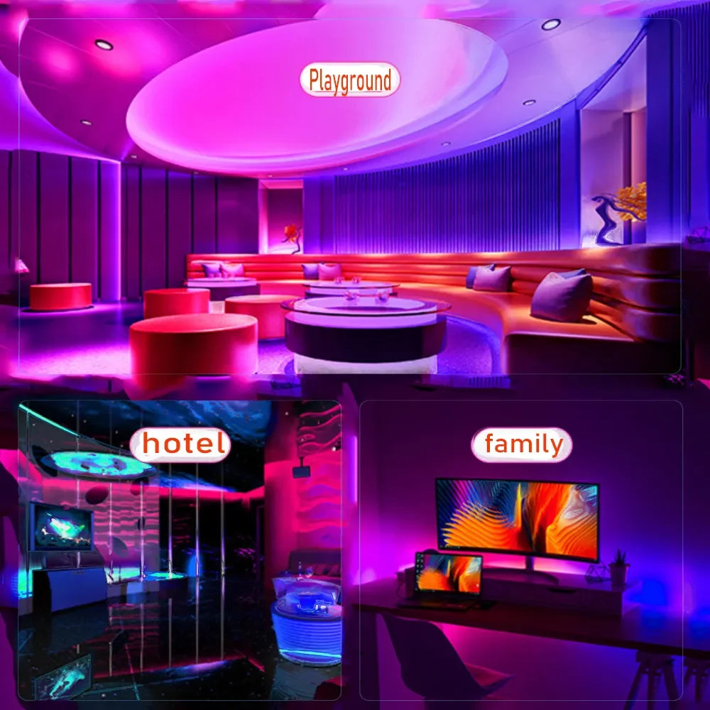 LED Strip Light RGB 5050 5V USB 3 Key Control Flexible Light Strip Suitable - LED Strip Light - view 3