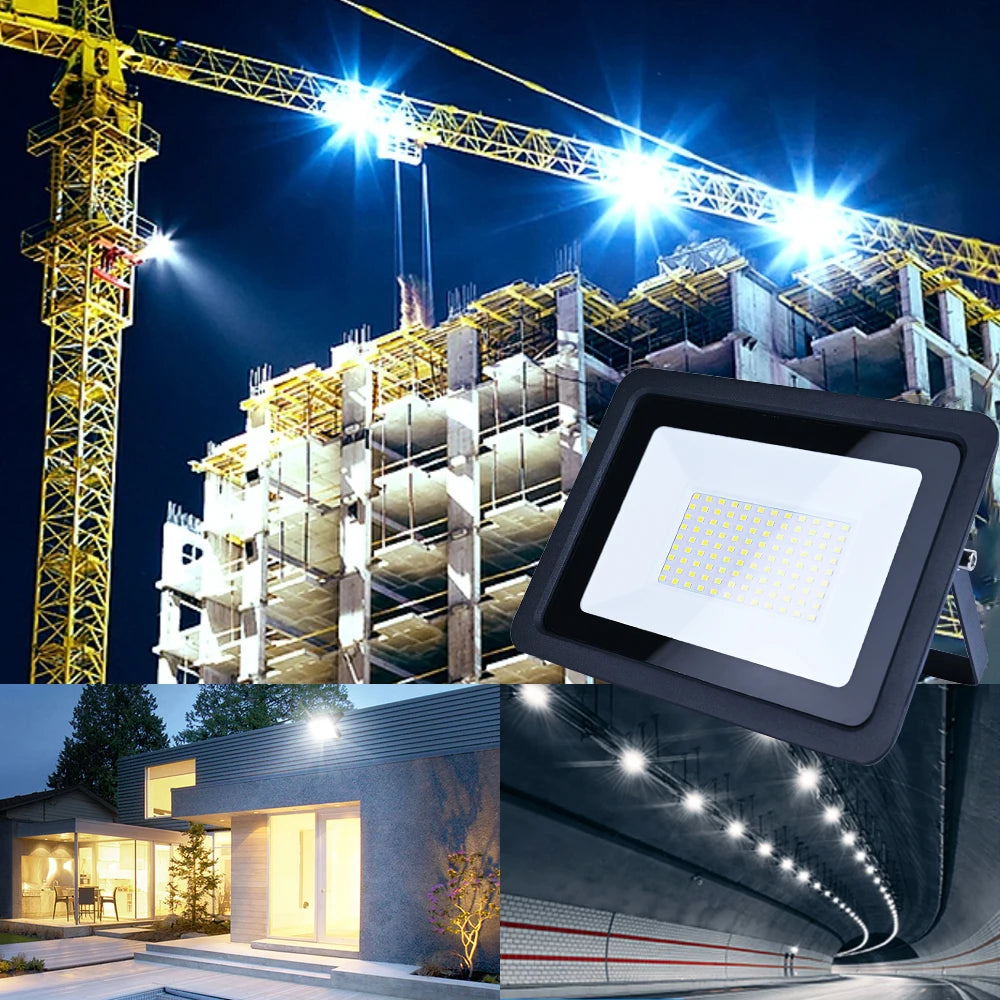 LED Flood Light 100W 50W 30W 20W 10W AC 220V Outdoor IP68 Waterproof Reflector - LED Flood Light - view 6