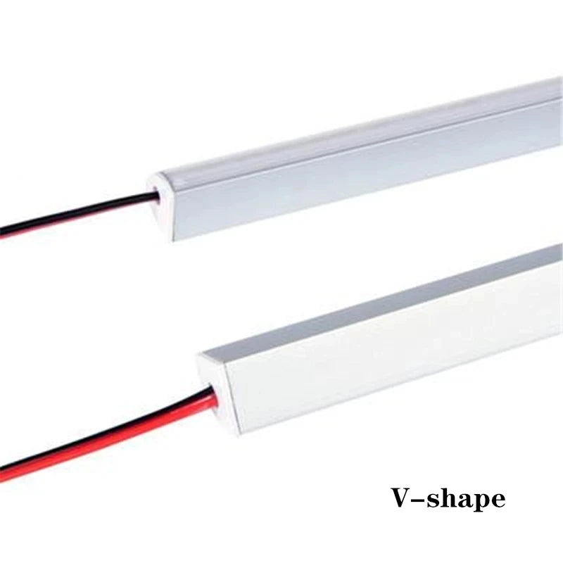 1-30 PCS LED rigid strip DC12V 50CM 20 inch SMD5730 36LEDs U/V-shaped flat LED - Home Improvement - view 3